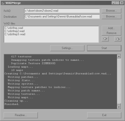 WADMerge screenshot 1